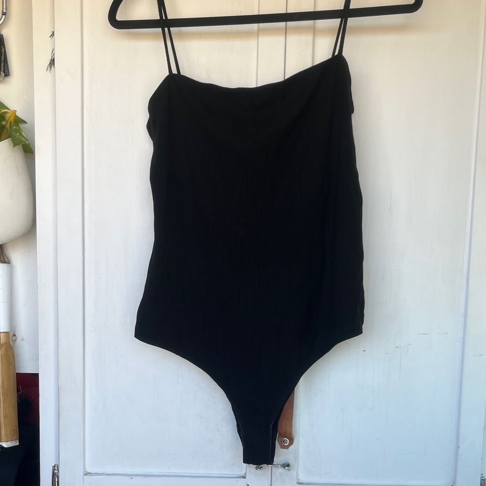 Reformation Black Bodysuit